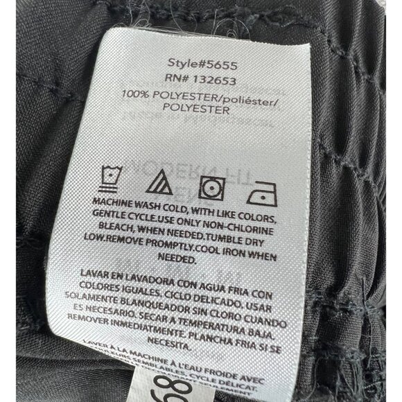 Wonderwink Mens Modern Fit Black Elastic Waist Drawstring Cargo Pants Size 30 - Picture 9 of 14